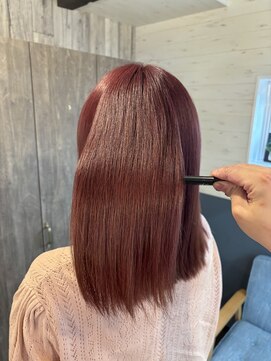 スカイ(SKY) 透明感カラー/髪質改善/縮毛矯正/韓国風レイヤーカット