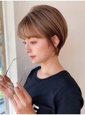 耳掛けが可愛い丸みショート【浦和】