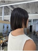 切りっぱなしボブ