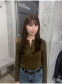 レイヤーカット/ウェットヘア/デザインカラー[梅田駅/中崎町駅]