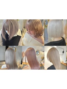 透明感Xハイトーンで旬のお洒落Styleに◎[千葉駅/髪質改善/ブリーチ/ダブルカラー/インナーカラー/学割U24]