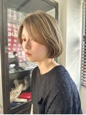 切りっぱなしボブミニボブくびれボブ内巻きボブ小顔に見せるヘア