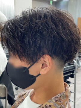 ゴールドシブヤ(GOALD SHIBUYA) 【リアルお客様スタイル】縦落ちツイスパセンターパート