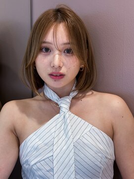 ロンドガーネット 池袋(Lond garnet) マロンベージュ/ボブ/前髪/レイヤー/小顔/髪質改善/縮毛矯正池袋