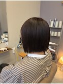 切りっぱなしボブ