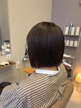 切りっぱなしボブ