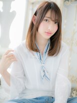 大波純一美容室パーティハン&nbsp;耳掛け髪質改善ことりベージュ顔周りレイヤーa小山10代20代