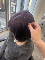 ゲーム 原宿店(GAME)&nbsp;《ルーツカラー》purple × black