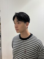 ビューバイネオリーブ 用賀店(Beau'r by neolive)&nbsp;フェザーパーマ刈り上げセンターパート波巻きツイストスパイラル