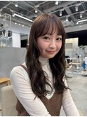 黒髪/小顔/クラゲヘアー/オリーブグレー/ココアベージュ/渋谷