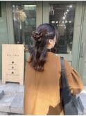 簡単ゆるふわアレンジ