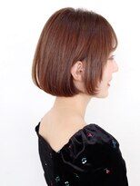 リノア 西梅田 福島(Linoa)&nbsp;梅田/髪質改善/アプリコットオレンジ×切りっぱなしマチルダボブ