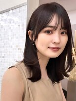アンフィニー 銀座(ANFINI)&nbsp;前髪/顔まわり小顔/大人レイヤー/レイヤーカット/丸顔/面長/銀座