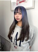 ブリーチハイライト髪質改善ダブルカラーレイヤーカット