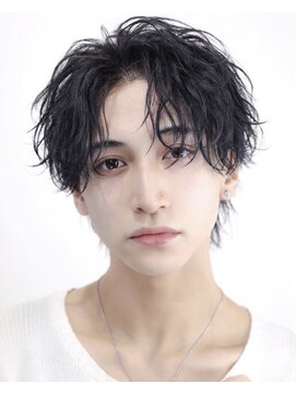 アストラ(ASTRA) MEN’S HAIR/波巻きツイストスパイラル/リバースセンターパート