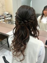 ヘアメイク アンク&nbsp;ハーフアップ