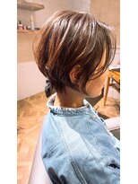カナロアバイボニークチュール(KANALOAbyBONNY COUTURE)&nbsp;神戸ショートボブ/神戸ボブ/大人ヘアスタイル/４０代髪型