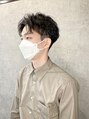 レイ バイ セブンルックス 宇都宮鶴田店(Lay by 7LOOKS) パーマスタイル。センターパート。