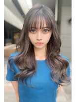 リークフー(Ree cu fuu)&nbsp;韓国風くびれレイヤーカットハッシュカットグレージュ