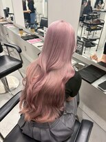 リムレスバイサンク 万代 新潟駅(LIMLESS by cinq)&nbsp;万代ケアブリーチカラーダブルカラー顔まわりレイヤーカット韓国