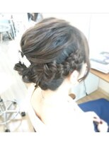 ロカット サロン(Roquat Salon)&nbsp;あみこみアップスタイルアレンジ【ヘアセット　立川/立川南/袴】