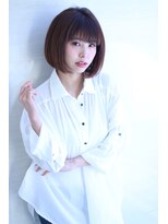 オーロ 西宮店(ORO)&nbsp;ツヤ感のあるナチュラルショートボブ