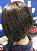 前下がりボブん