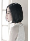 水原希子さん風　シンプルボブ　《Belle銀座５丁目》