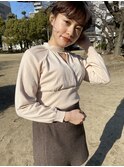 透け感溢れる、オフィスアッシュ