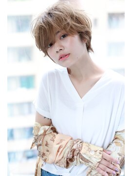 クラウドゼロ(Cloud zero) ハイトーンベージュショート【Cloud zero】