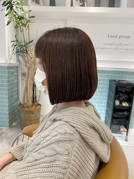 ロンド シャルム 吉祥寺(Lond charme) ツートンカラーアースカラー似合わせカットくびれヘアボブ