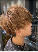 ツーブロショート