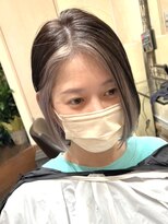 サムブリッジ(SOMEBRIDGE)&nbsp;★インナーカラーボブ！！前髪なし【SOMEBRIDGE】