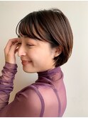 ショート/大人可愛い/透明感カラー/30代/40代/代官山/恵比寿