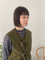 ディッシィ 立川(D'ICI)&nbsp;《SAYAKA》透明感グレージュ×ミニボブ