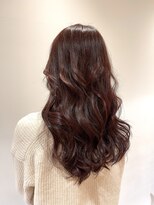 クオレア(CUOREA)&nbsp;艶カラー/大人ゆるふわブラウンカラーロングスタイル20代30代