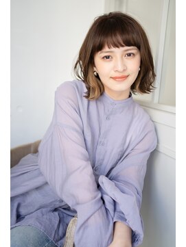 マグノリア オモテサンドウ(MAGNOLiA Omotesando) 横顔美人なシンプルボブ♪・・・HINATA