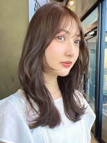 ザシー おおたかの森(The C)&nbsp;シフォンベージュ　くびれレイヤー　顔まわり