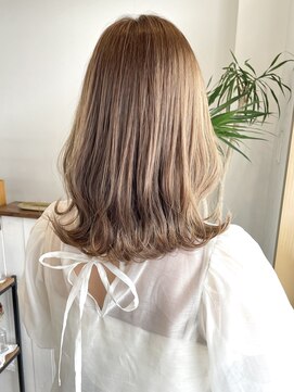 メロウヘア(Mellow hair) ミルクティーベージュ/ブリーチなし