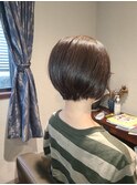 生え癖のあるボブ カラー 30代、40代、50代