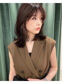 ミディアムマッシュヘア