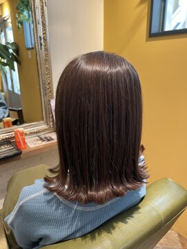 ムーン(moon) #黒髪カタログ #グレーベージュ #レイヤーロング