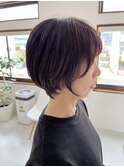 ブリーチなしダブルカラー×白髪ぼかしイルミナカラー