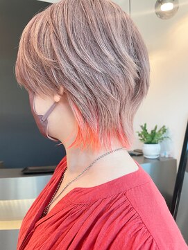 オーティティ(O-TETE) O-TETE オレンジインナーショートウルフ