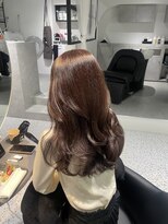 ルモ(Lumo)&nbsp;【MIHO】チョコレートベージュ×セミロング