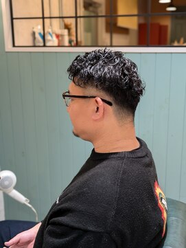 ヘアーサロン キー(Hair salon key) メンズショート＋パーマ