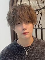 オーシャントーキョー 渋谷神南(OCEAN TOKYO)&nbsp;メンズ無造作マッシュショート刈り上げブリーチメンズヘア