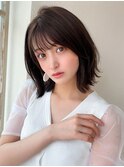 【NEW OPEN】小顔前髪あり後れ毛サイドバングメルティカラー