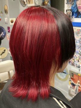 アドネス(ADNESS) 黒×赤ウルフ