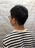 ナチュラルな刈り上げショート